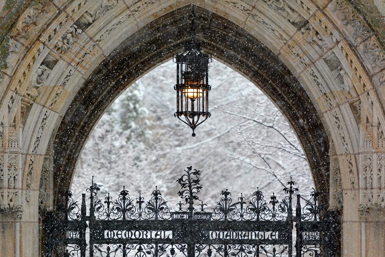 Harkness Gate in Snow